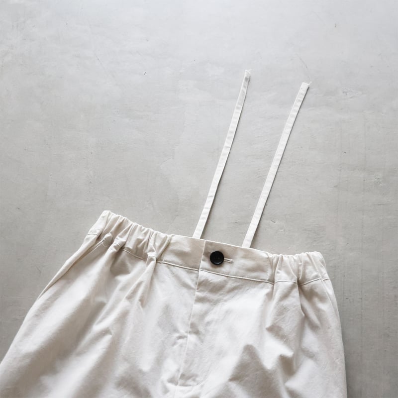 HUIS 先染めバフクロスイージーワークパンツ（オフホワイト）507 先染めバフクロスイージーワークパンツ（オフホワイト）【ユニ