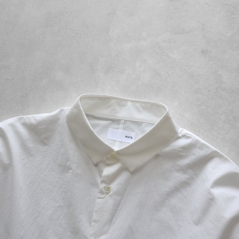 オーガニックコットンシームレスオーバーシャツ （白）【ユニセックス