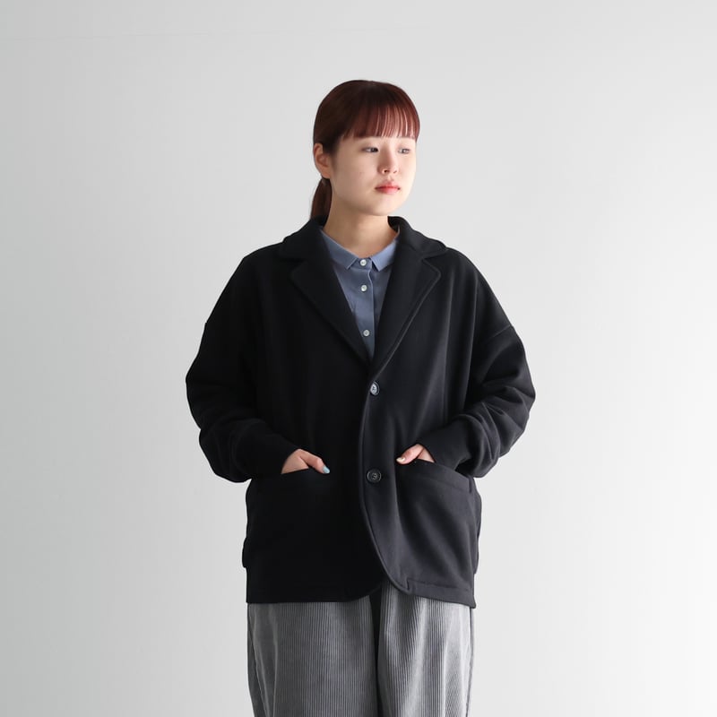 HUIS in house］SUVINスウェットジャケット（ブラック）【ユニセックス