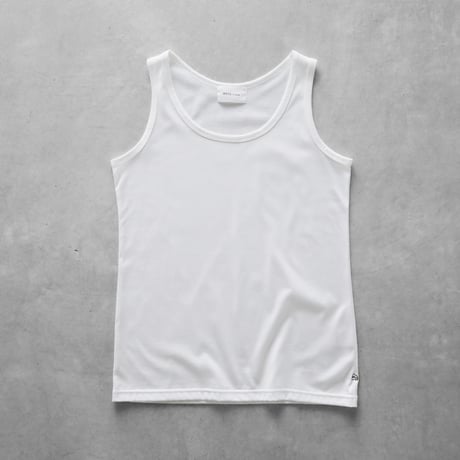 ［HUIS in house］SUVIN COTTONタンクトップ（白）【レディス】CS001