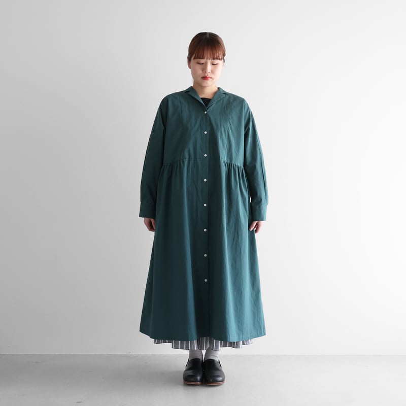 23区 ワンピース ダークグリーン 長袖 未使用 ZARA - ZARAドレスワンピース/ダークグリーン/ZARAプリーツ