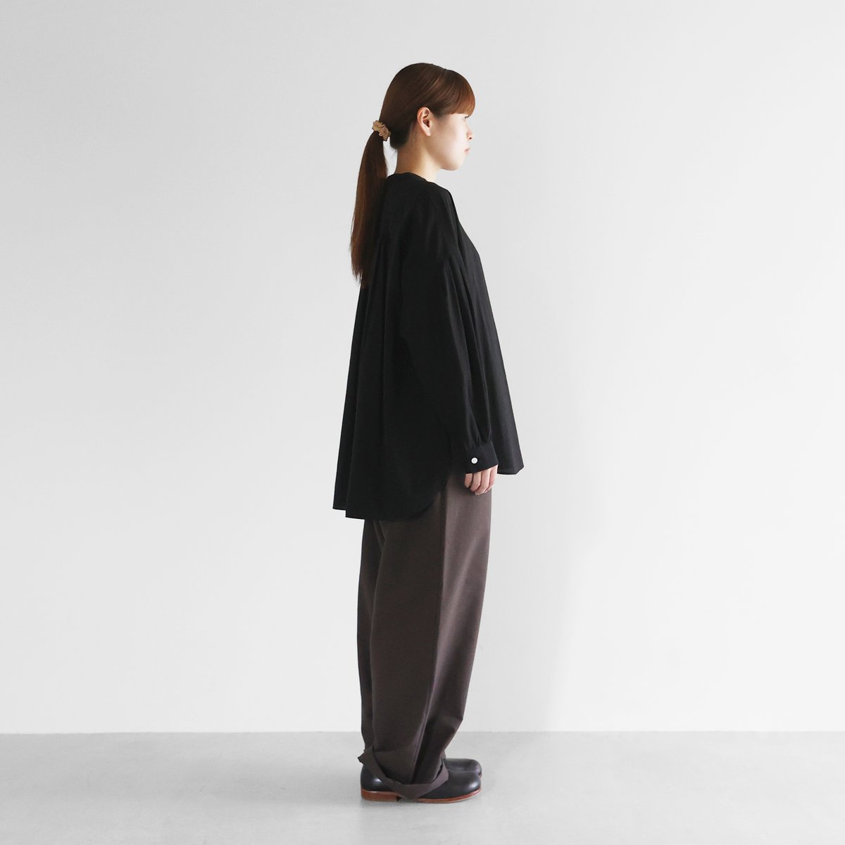 スヴィンオックスワイドストレートワークパンツ(ブラウングレー)【ユニ