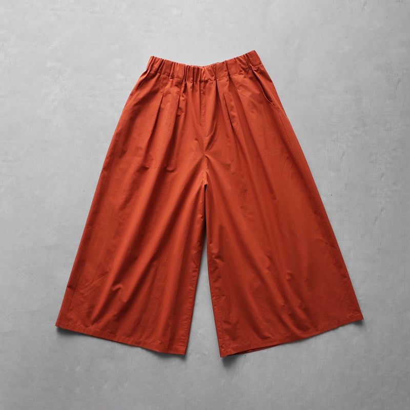 HUIS遠州織物　スカートパンツ505 やわらかコットンスカートパンツ 505が再入荷しました／ – HUIS