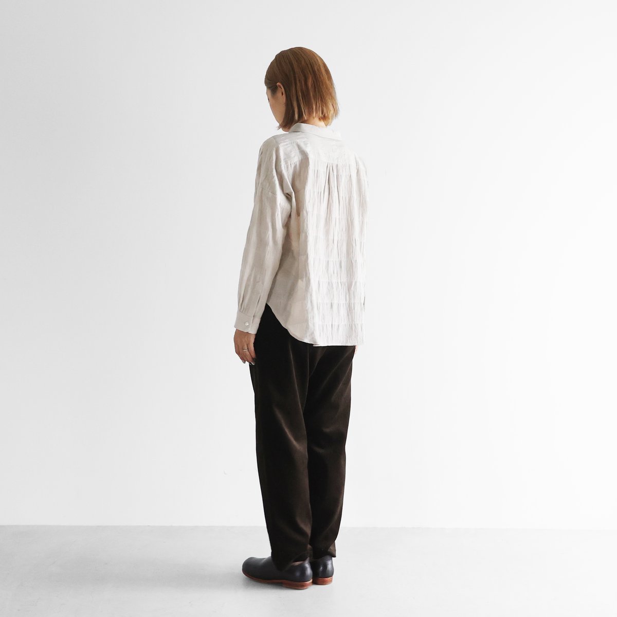 Huis 遠州織物 綿麻バフクロスイージーワークパンツ 507 綿麻(コットンリネン)バフクロスイージーワークパンツ 507をリリース