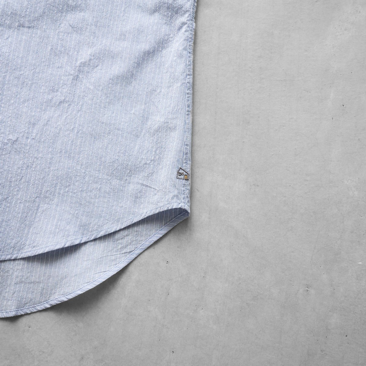 8分袖コードレーンワイドブラウス（ブルー）【レディス】U108 | HUIS