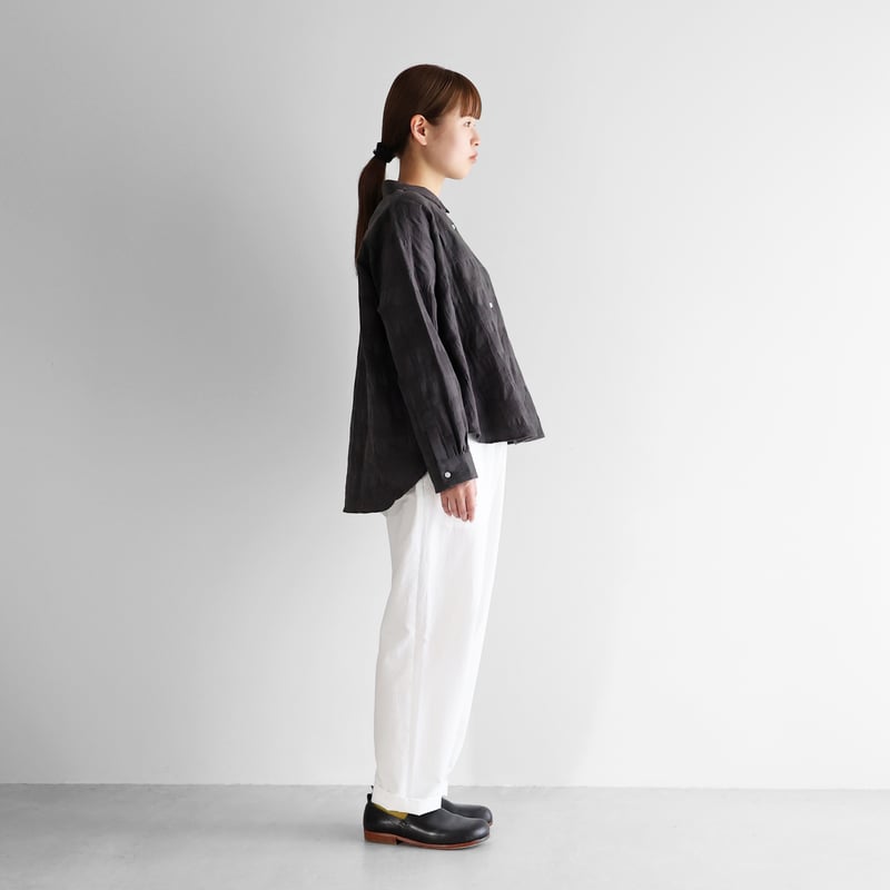 huis 512-H08-09バフクロス セミワイドパンツ ブラック huis 512-H08-09バフクロス セミワイドパンツ ブラック - メルカリ