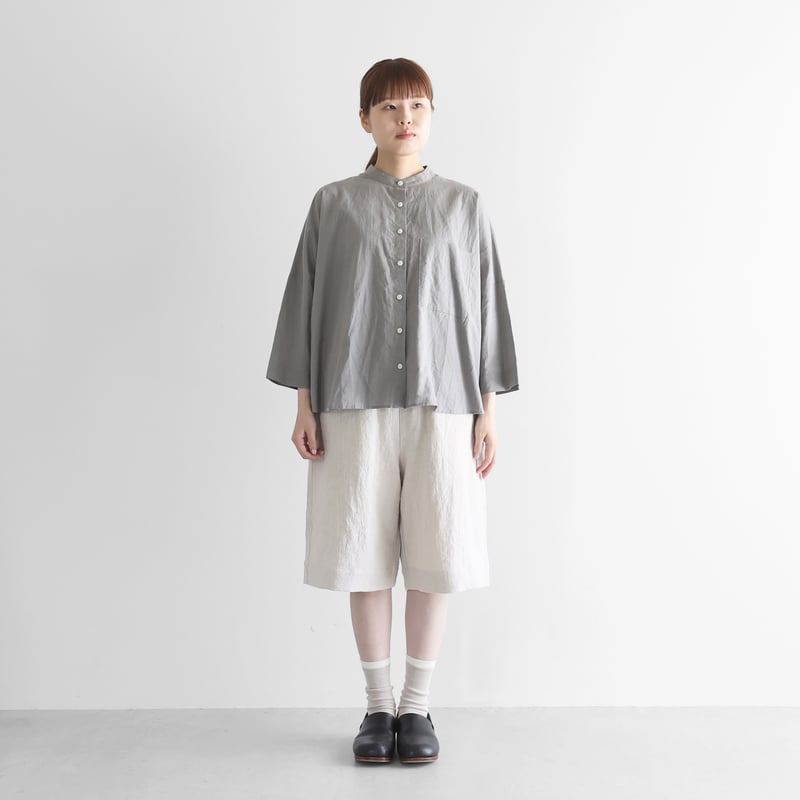 オールドレピア天日干しラミーリネン2wayショートパンツ（エクリュ