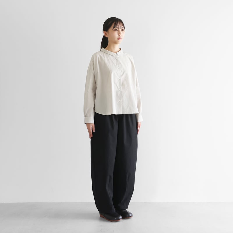 値下げ　新品HUIS 506L パラシュートクロスバルーンパンツロング（ブラック）【ユニ