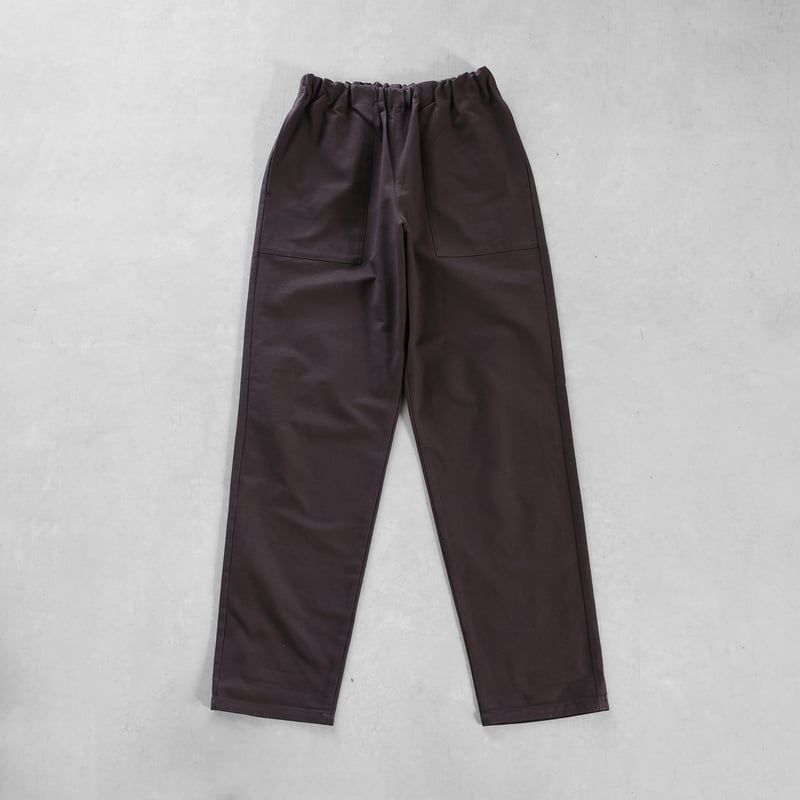 スヴィンオックスフォードイージーワークパンツ（ブラウングレー