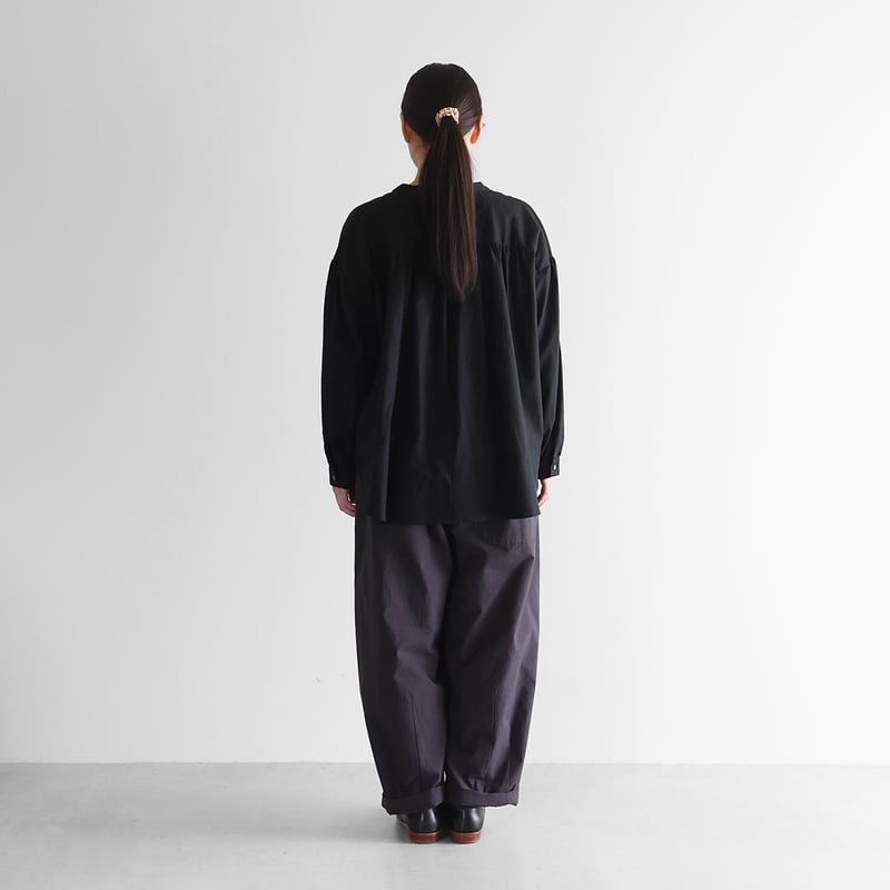 バフクロスバルーンパンツロング（ダークグレー）【ユニセックス】506L