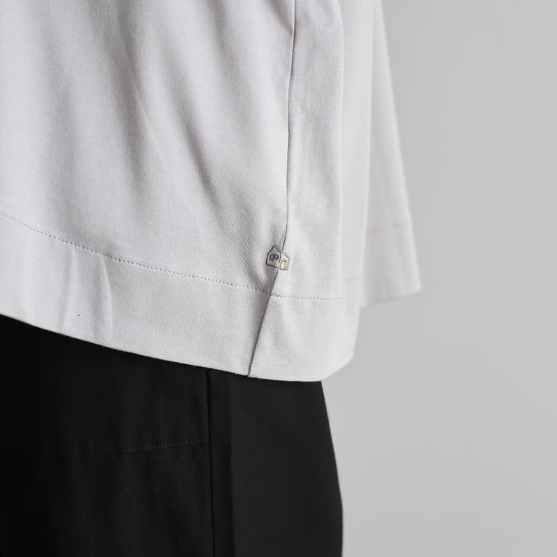 HUIS in house］SUVIN COTTONカーディガン（シルバーグレー）【レディス