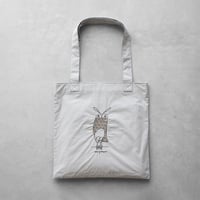 “山口一郎×HUIS”限定レコードバッグ【owlフクロウ】（ミストグレー）
