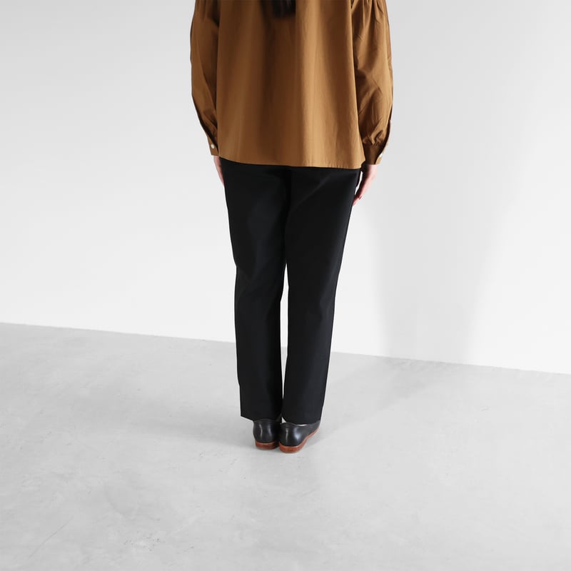 パラシュートクロスイージーワークパンツ（ブラック）【ユニセックス