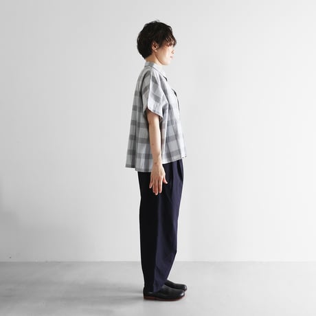 ばちばちタイプライタークロスワイドパンツ（ダークネイビー）【ユニセックス】504