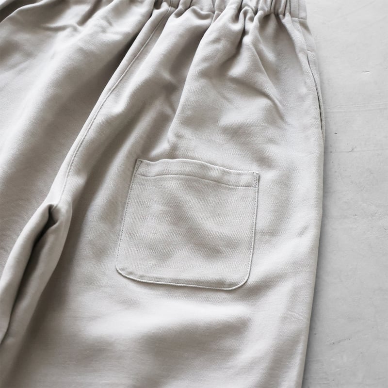 厚手モールスキンバルーンパンツロング（グレー）【ユニセックス】506L