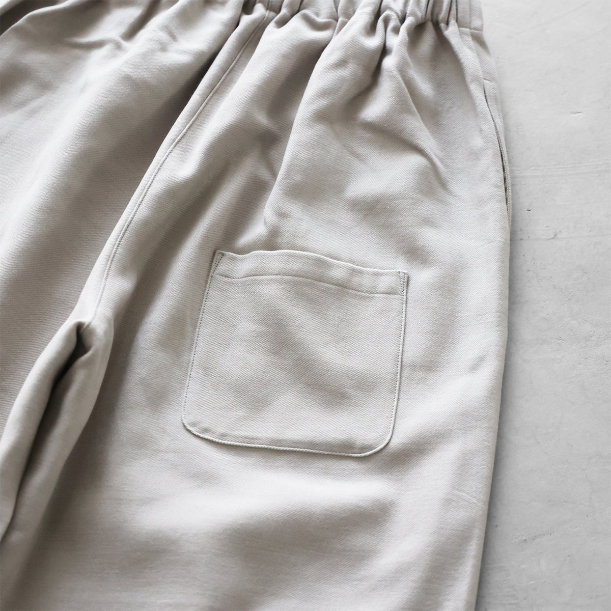 厚手モールスキンバルーンパンツロング（グレー）【ユニセックス】506L