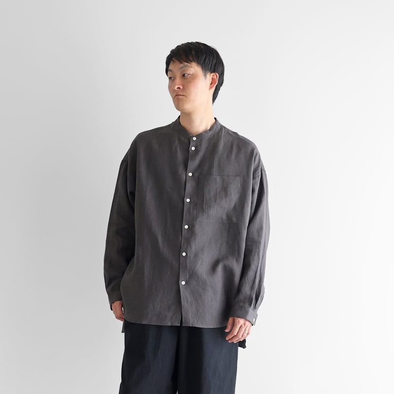 未使用　KLASICA　リネンシャツ　長袖　チャコールグレー 楽天市場】リネンライクシャツ シャツ メンズ トップス 長袖 送料無料