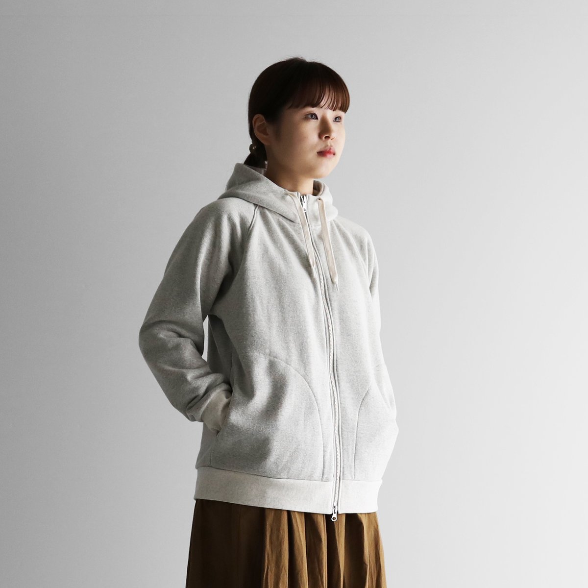 HUIS. in house SUVINスウェットジップパーカー ダブルジップ HUIS in house］SUVINスウェットジップパーカー【ユニセックス