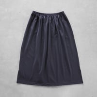 シーチングコットンロングスカート（ボルドーブラウン）【レディス