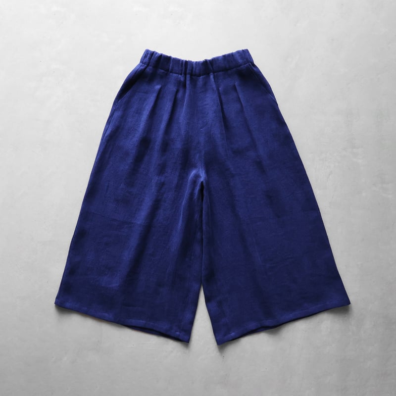 HUIS シャトルリネンスカートパンツ（きなり）　505 遠州織物 シャトルリネンスカートパンツ 505をリリースしました／ – HUIS