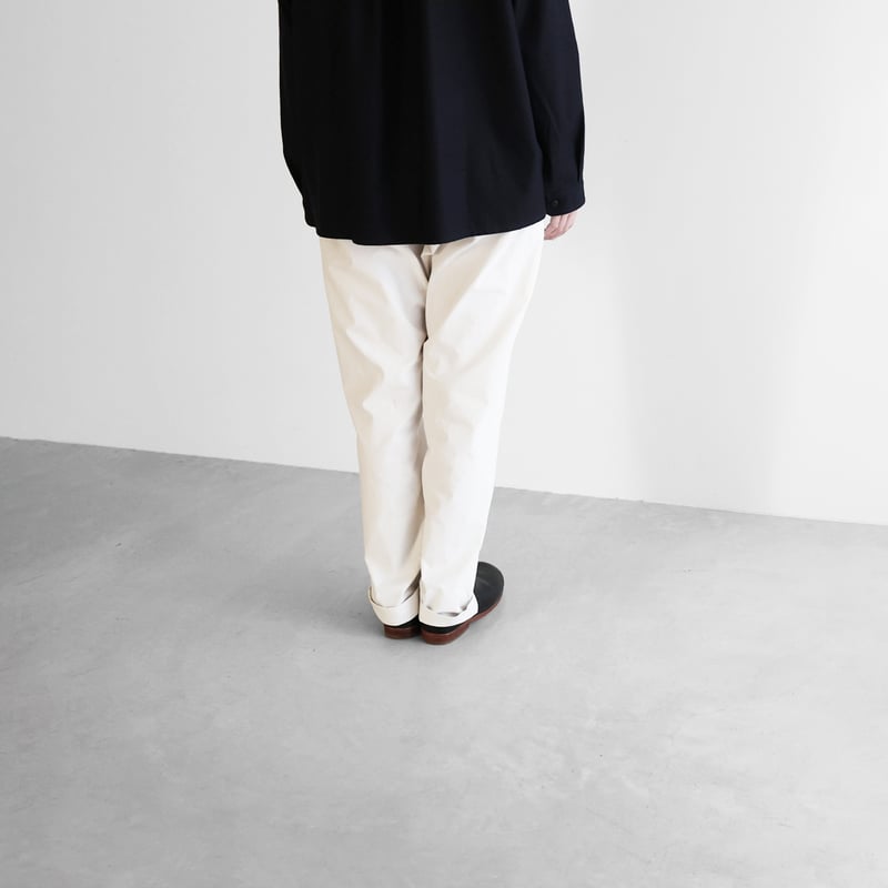 HUIS 先染めバフクロスイージーワークパンツ（オフホワイト）507 先染めバフクロスイージーワークパンツ（オフホワイト）【ユニ