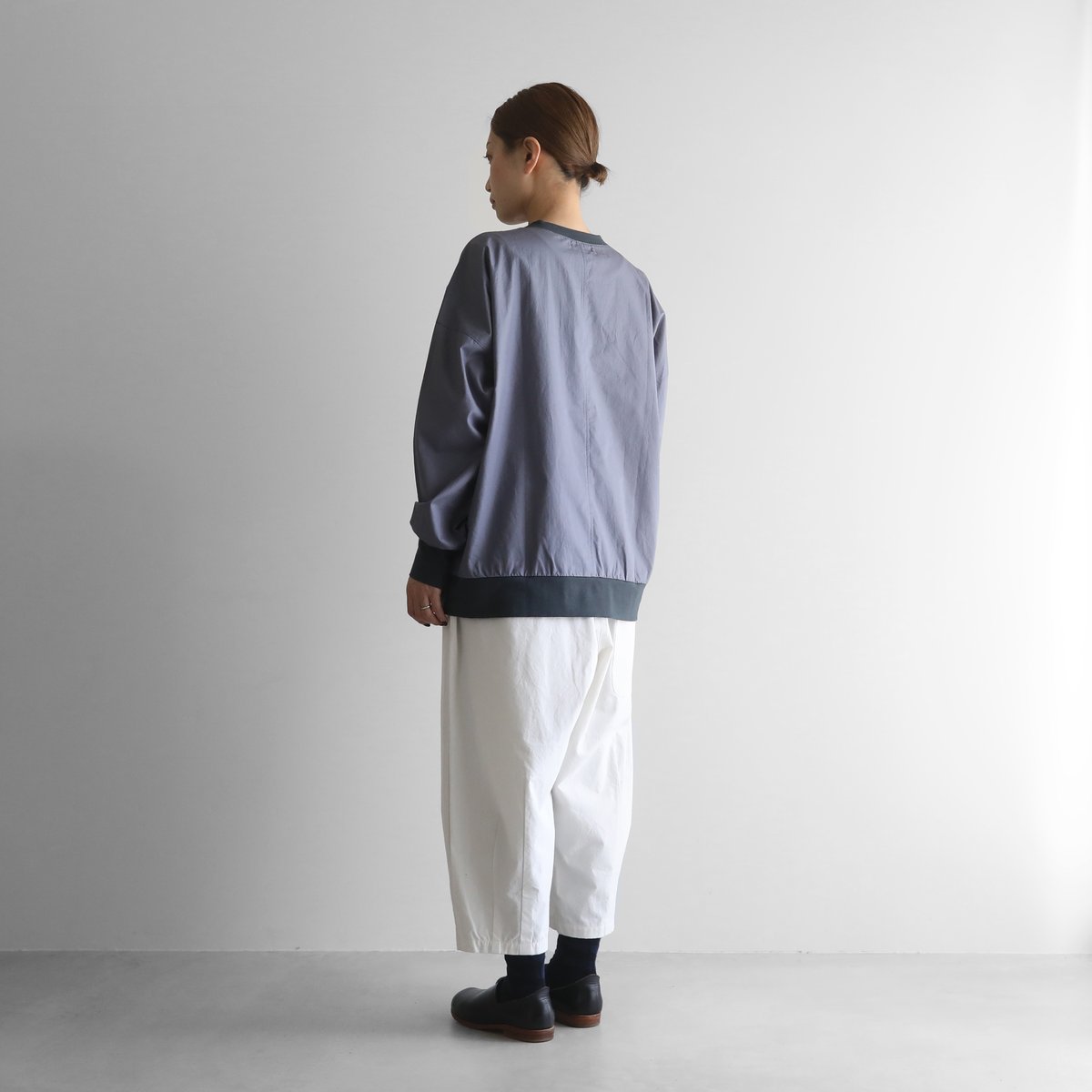 ☆FITH エアコットンサッカー ギャザー長袖プルオーバー 130