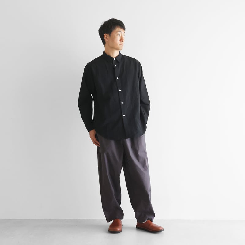 パラシュートクロスバルーンパンツロング（ダークグレー）【ユニ