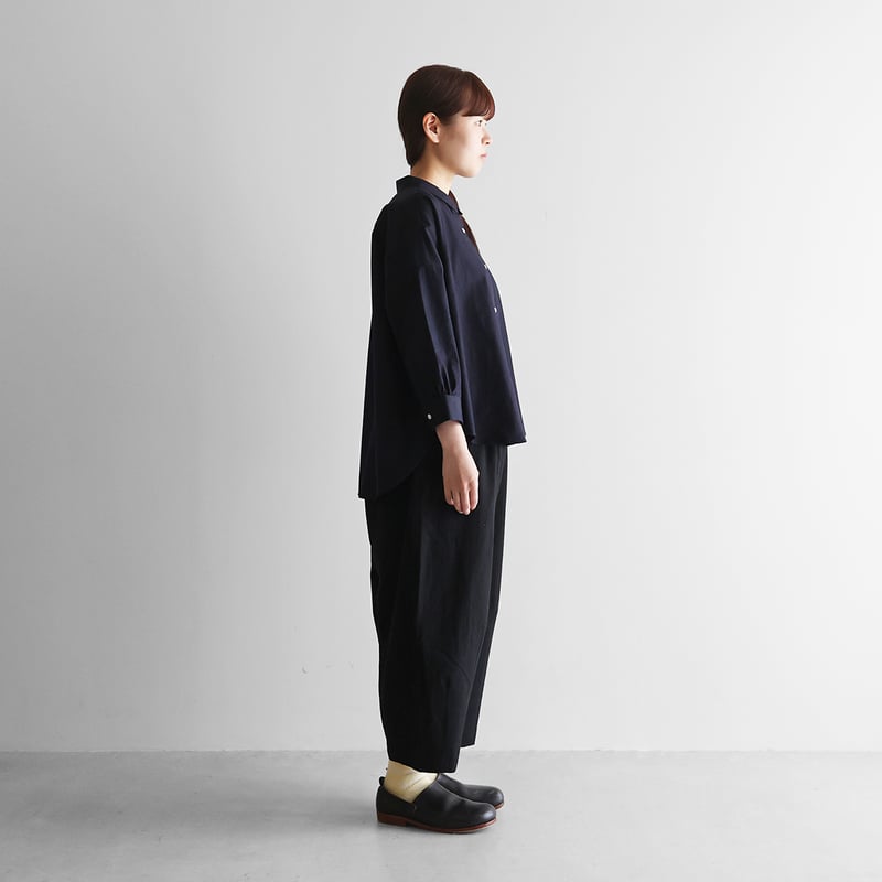 ギザコットンヘンプバルーンパンツ（ブラック）【ユニセックス】506