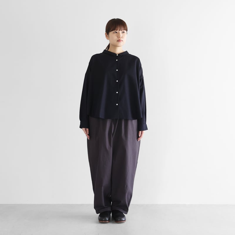 パラシュートクロスバルーンパンツロング（ダークグレー）【ユニ