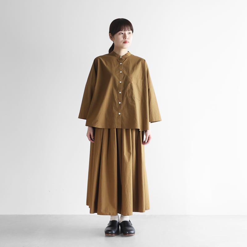 茶色いスカート 130A HUG.U（ハグユー） スカート 超伸び Aライン レディース ロング