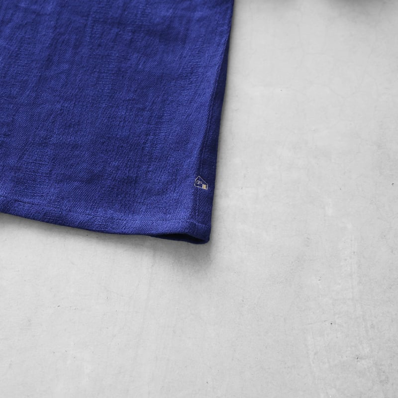 極美品 チルコロ リネンジャガード ジャケット アンコン 春夏 ブルー系 48 極美品 チルコロ リネンジャガード ジャケット アンコン 春夏 ブルー系