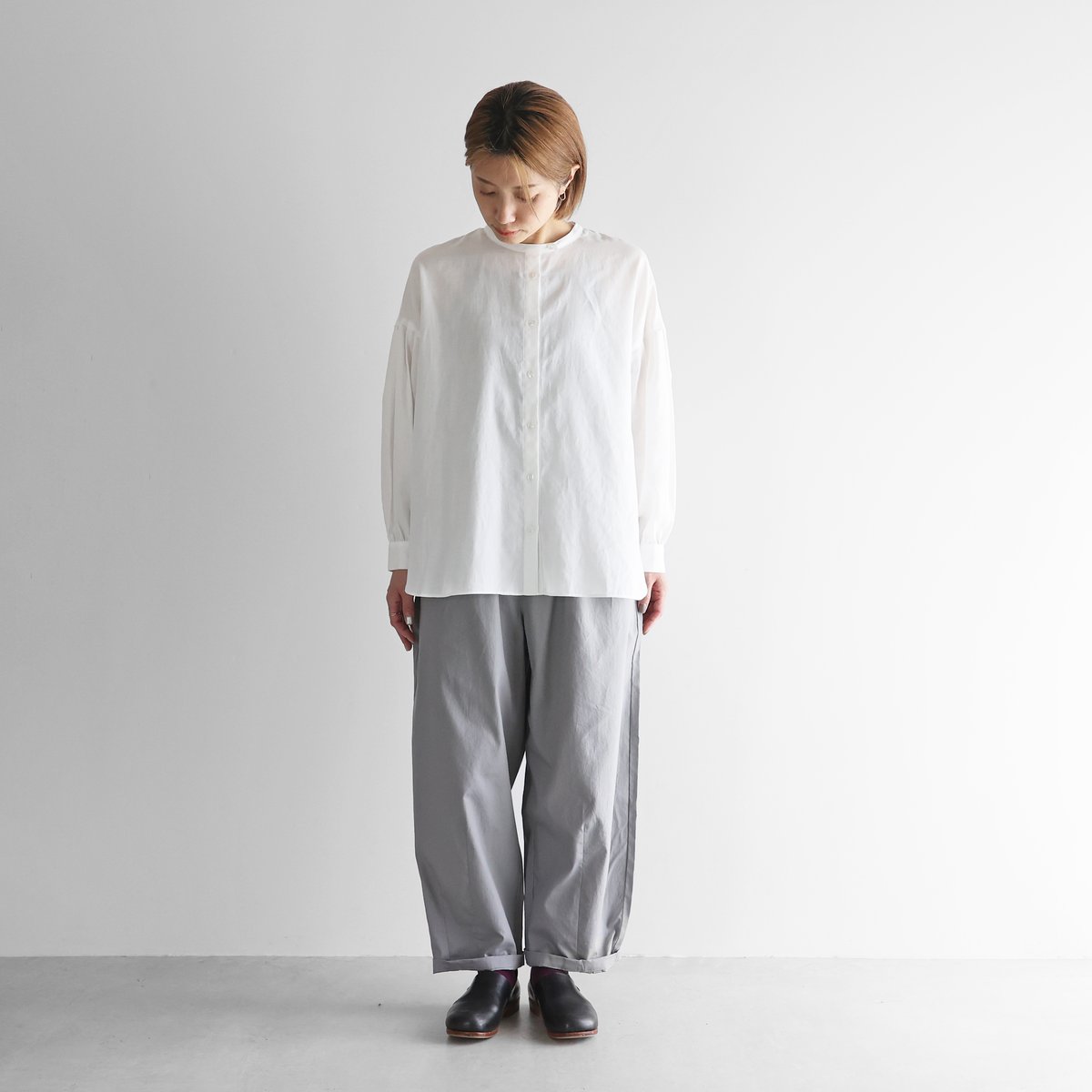 Lui'sのオリジナルファブリックウール混 オーバージャケット&バルーンパンツ Lui's StylingBook｜Lui's