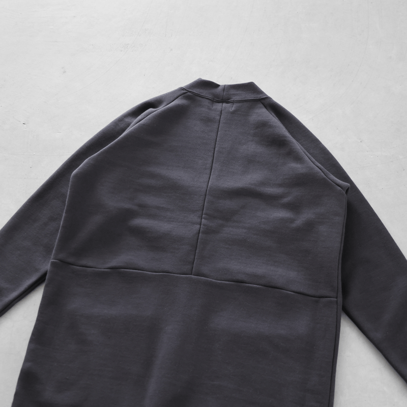 HUIS in house］SUVINスウェットロングカーディガン（ダークグレー