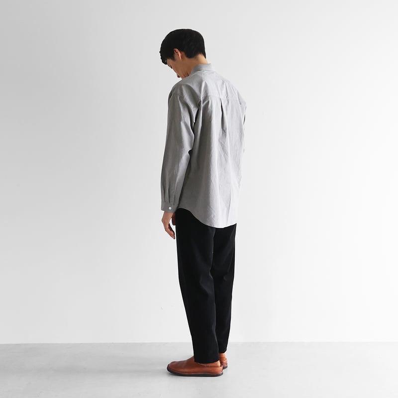 厚手モールスキンイージープレーンパンツ（ブラック）【ユニセックス