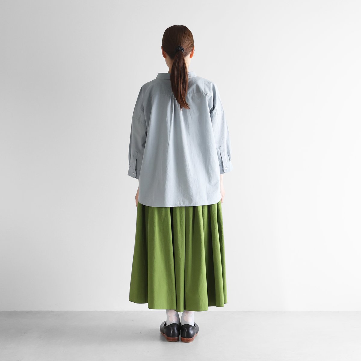 CADUNE グリーンコットンスカート グリーンコットンスカート | スカート | CADUNE（カデュネ