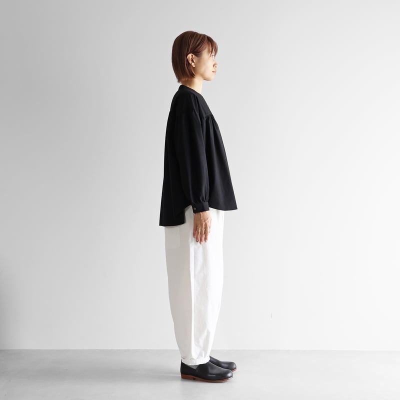 パラシュートクロスバルーンパンツロング（ホワイト）【ユニセックス 