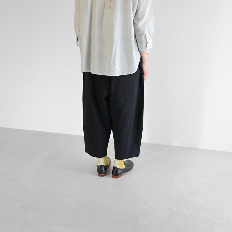 HUIS バルーンパンツ506　やわらかシーチングコットン【ダークネイビー】 やわらかシーチングコットンバルーンパンツ【ユニセックス】506