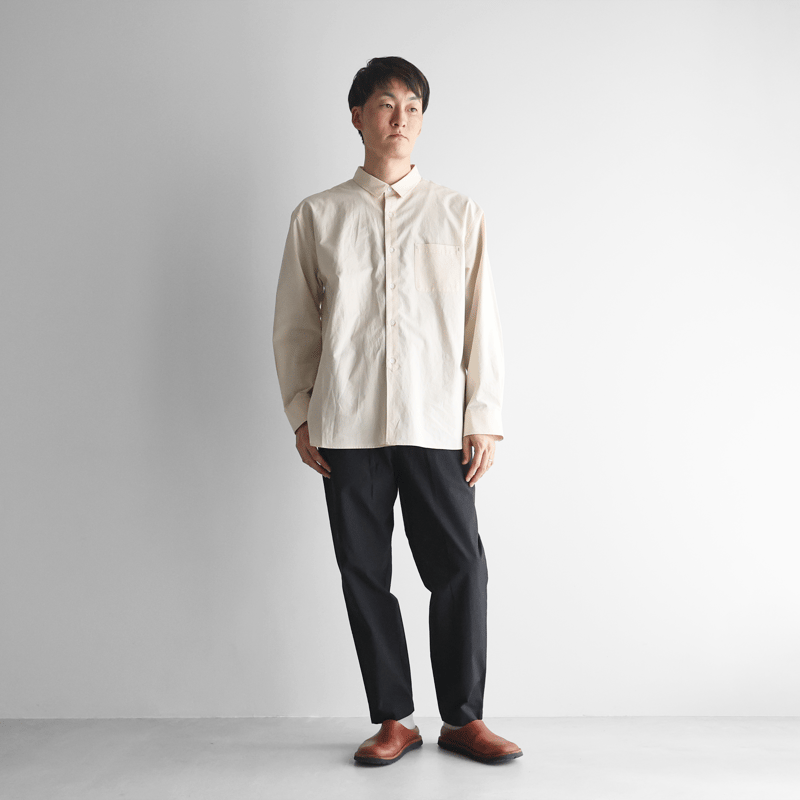 遠州織物×久留女木の棚田プロジェクト】棚田コットンビッグシャツ