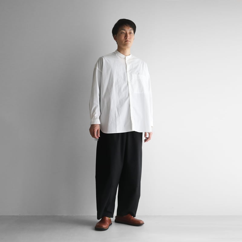 値下げ　新品HUIS 506L HUIS.】506L やわらかシーチングコットンバルーンパンツロング
