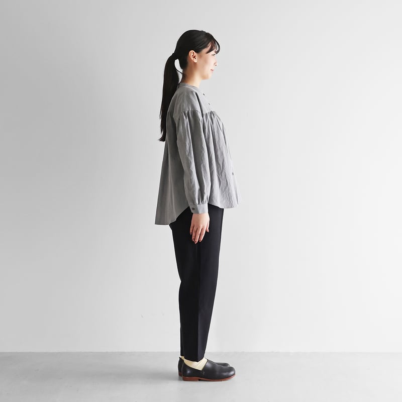 スヴィンオックスフォードイージープレーンパンツ（ブラック）【ユニ