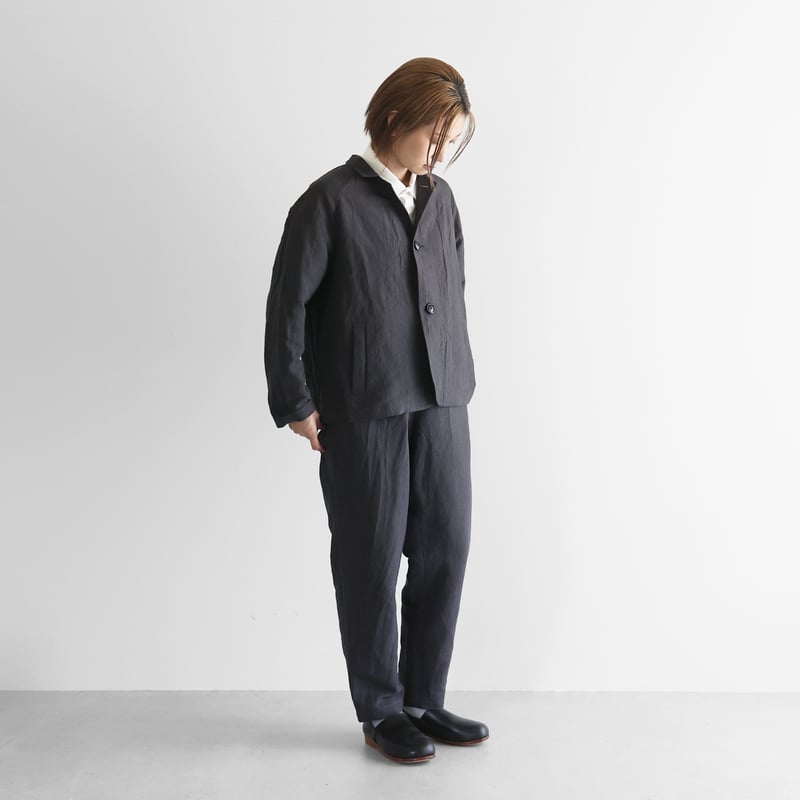 【美品】HUIS バンブーリネンアトリエジャケット　307 バンブーリネンアトリエジャケット 307をリリースしました