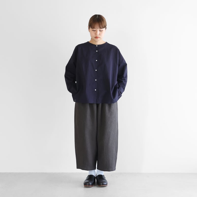 huis オールドレピア天日干しラミーリネン ロングスカート 遠州