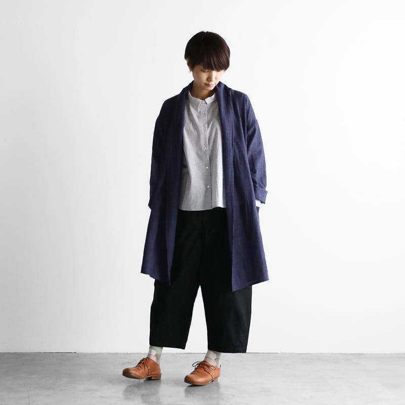 美品 NOBLE ウールロングカーディガン ネイビー NOBLE ロングカーディガン オフショルダー ネイビー F ノーブル｜Yahoo