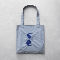 “山口一郎×HUIS”限定レコードバッグ【bluebird ブルーバード】（ブルーグレー）