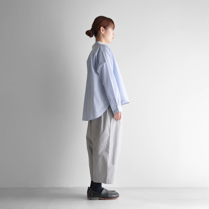 コードレーンワイドブラウス（ブルー）【レディス】U102 | HUIS