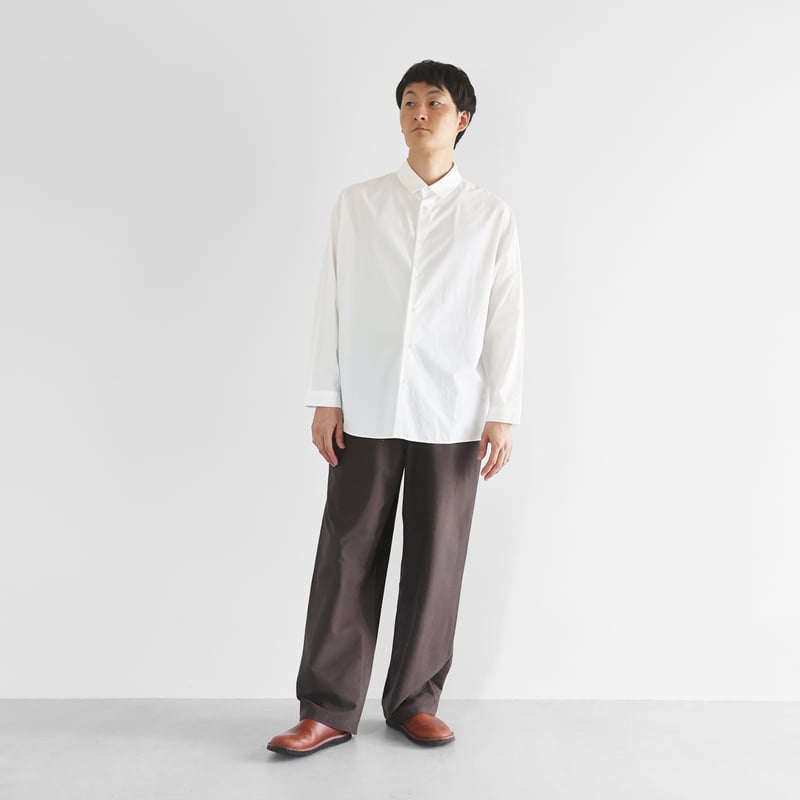 スヴィンオックスワイドストレートワークパンツ(ブラウングレー)【ユニ