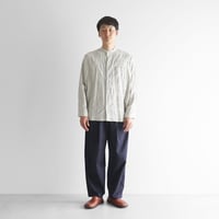 ハウス HUIS ロングスリーブシャツ (ネイビー/Ｌ) NOTO QUALITY リラックスロングシャツ＜ネイビー＞(XS ネイビー