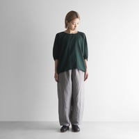 バンブーリネンバルーンパンツロング（ライトグレー）【ユニセックス】506L