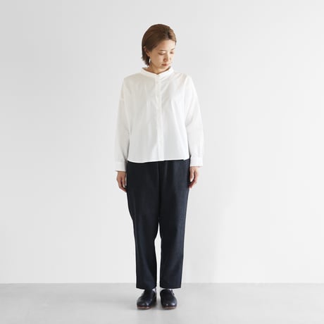 “HUIS×尾州”ウールトロイージープレーンパンツ（ダークグレー）【ユニセックス】510