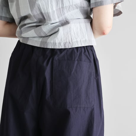 ばちばちタイプライタークロスワイドパンツ（ダークネイビー）【ユニセックス】504